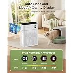 KOIOS H13 True HEPA Air Purifier for Home Bedroom 2500 sq ft, Carbon Filter - Image 3