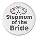 Stepmom of the Bride Silver Heart 3