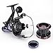 Carrete de pesca giratorio HQ8000, para carpas grandes, para cebo, doble freno...