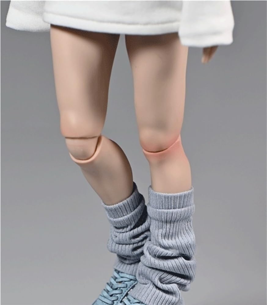 Mannequin femme vêtements poupée 1/6 chaussettes de cheville flexibles bleues 30cm