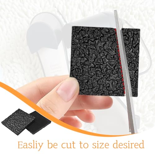 Image of Shoe Heel Repair, Rubber Sole Sheet, 1 /4 Inch Thick, Black, 4 Patches