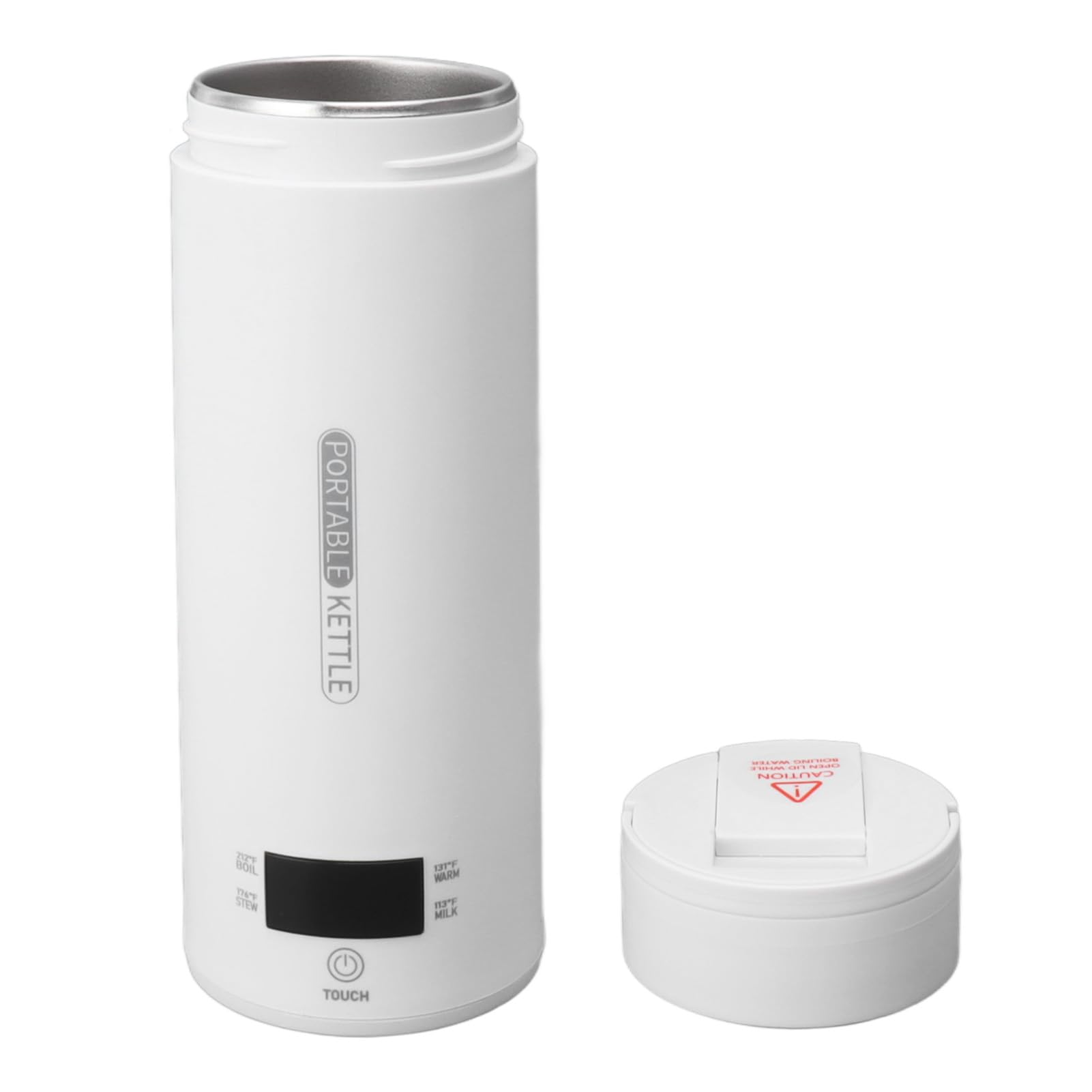 Travel Electric Kettle 500ml 304 Stainless Steel Tea 4 Variable Presets, 120V Hot Water Boiler for US Plug(Sealed Top)