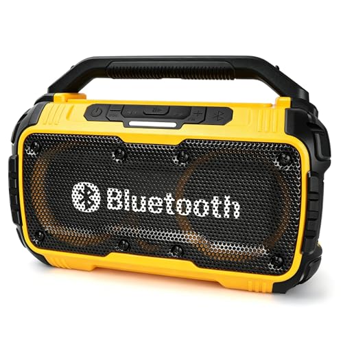 Rueqior Cordless Bluetooth Speaker Compatible with DeWalt...