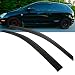 Remix Custom Door Window Visors Deflector Sun Rain Shade Guard for 02 03 04 05 Honda Civic Si 3DR Hatchback EP3