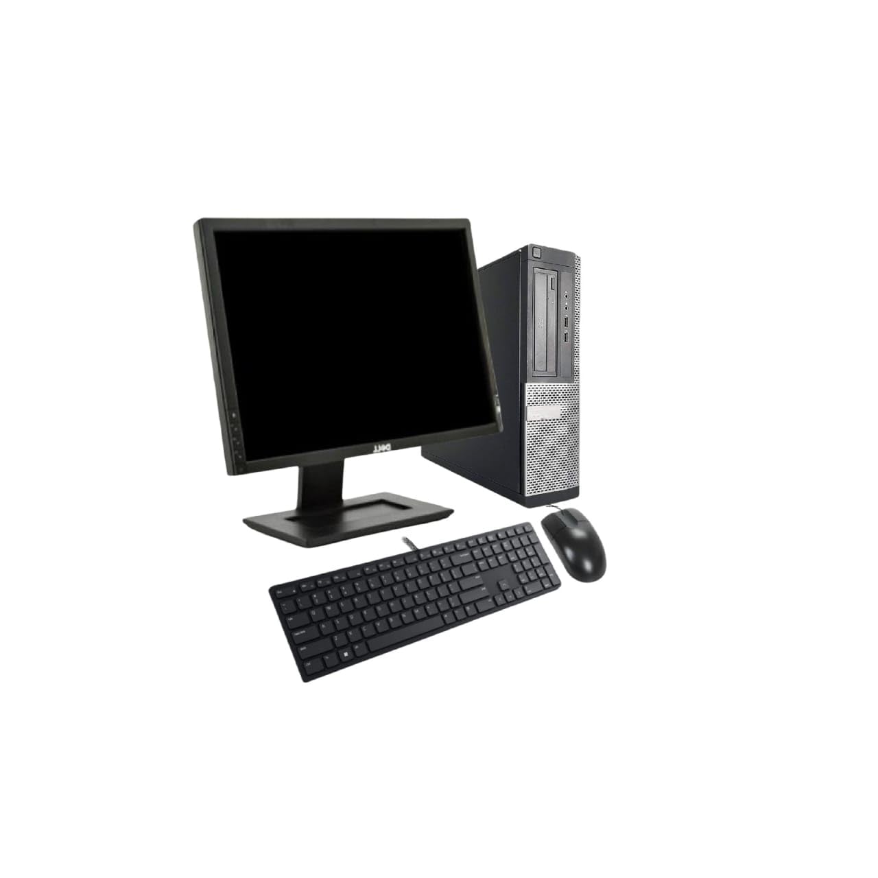DeII Optiplex 3010 19inch AIO Desktop Set (Core i5 3rd gen | 8 GB RAM | 256 GB SSD | 19inch Monitor | Wired KB & Mouse | Win10 Pro | MSO | HD Graphics | USB | Ethernet | VGA | Black) 6 Month Warranty