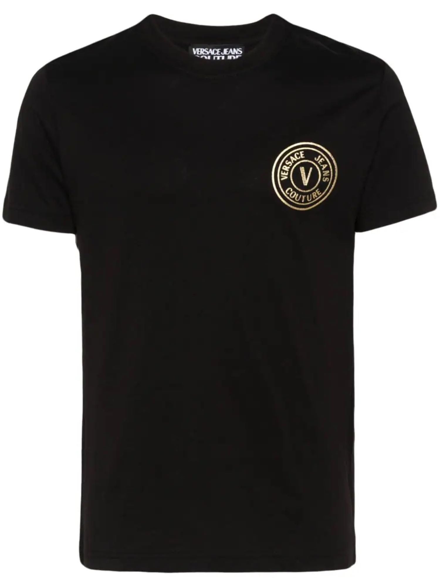VERSACE JEANS COUTURE ネイビー Tシャツ XS Versace Jeans Couture t-shirt bawełniany męski kolor