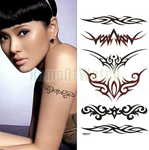 GLucky Tattoo : 10 Sheets Tribal Armband Temporary Body Art Waterproof Tattoo Sticker 10 pcs/lot 10254