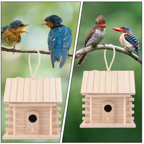 Nichoir à oiseaux suspendu pour protéger les petits oiseaux des intempéries