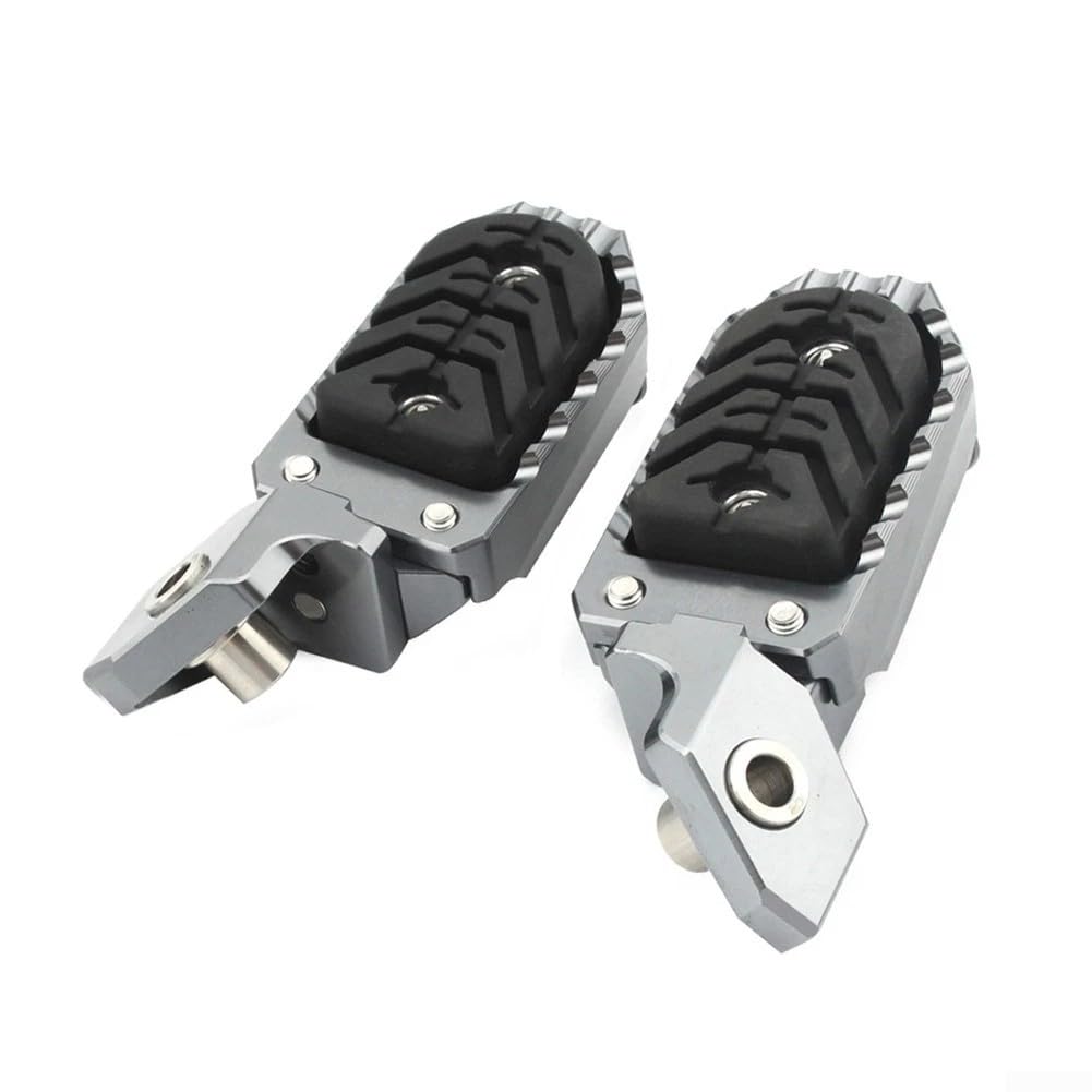Pédales larges en aluminium argenté pour moto BMW R1200GS R1250GS Adventure