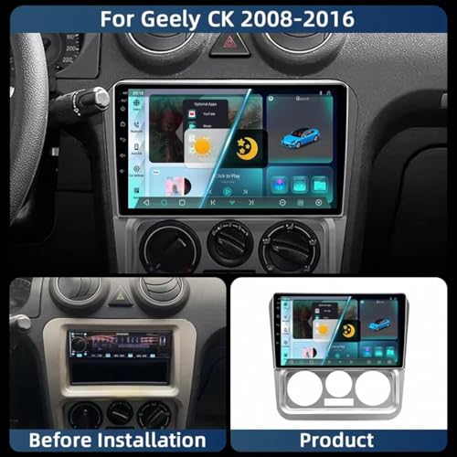 GPS Camping Car pour Geely CK 2008-2016 Navigateur 4G 64G