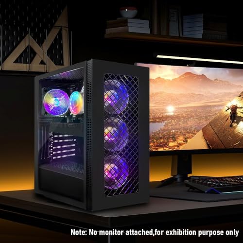 STGAubron Gaming Desktop PC, Intel Core I7 8th Gen up to 4.1G, GeForce GTX 1660 Super 6G, 16G DDR4, 512G SSD, WiFi 6 & BT 5.2, RGB Fan x4, Windows 11 Home - Image 5