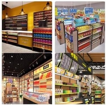 Automatic Cigarette Pusher Display Rack, Acrylic Showcase for Retail Stores, Wall-Mounted Countertop Multi-Layer Cigarette Holder(79.5x28.4x48cm)
