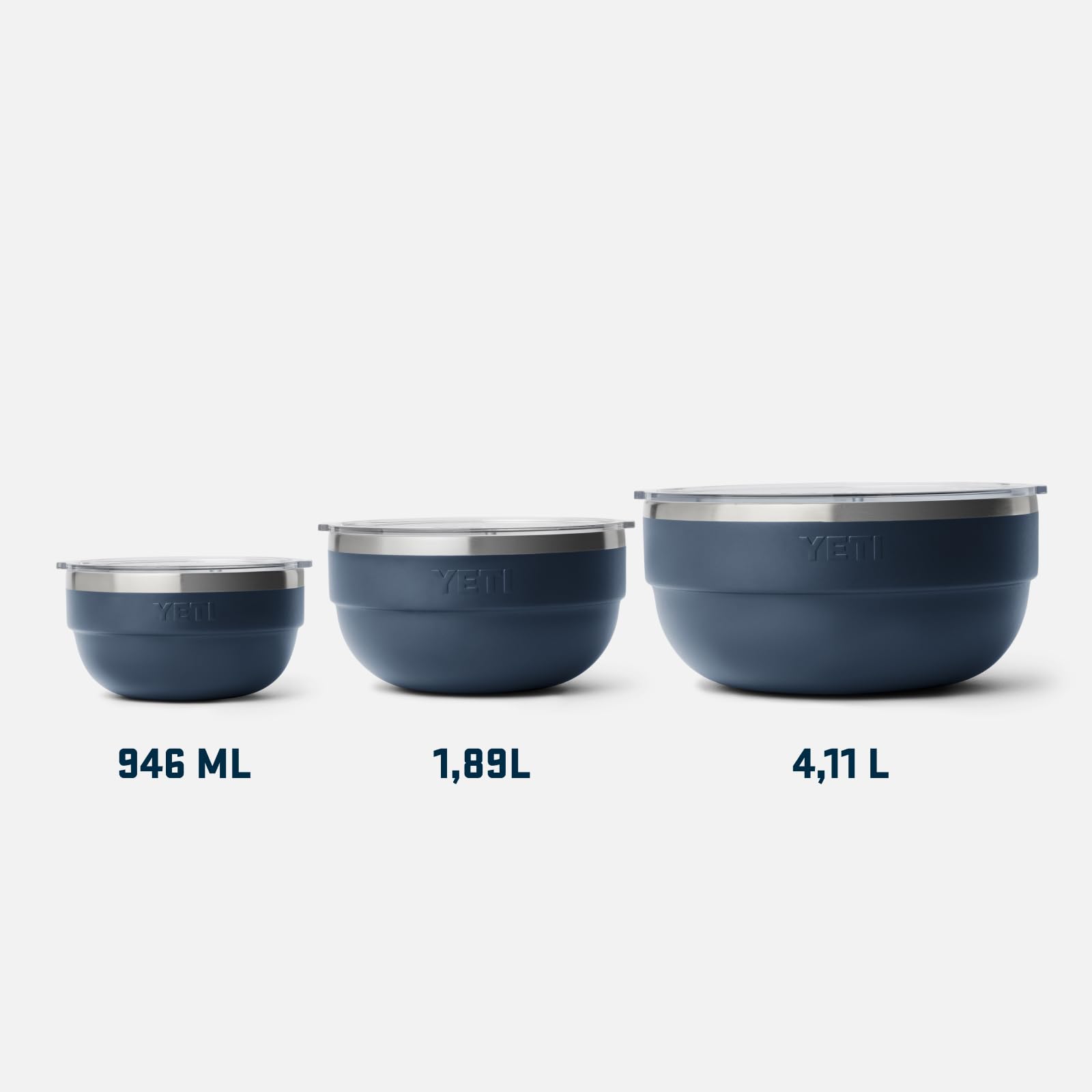 YETI Rambler Thermoschüssel Navy Mittel Mit Deckel