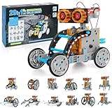 Jornarshar STEM Toys for Kids Ages 8-12, 29-in-1 Solar Robot Kit with Solar & Battery Power, DIY Building Science Experiment Kit, Educational Engineering Gift for Boys Girls Ages 8 9 10 11 12