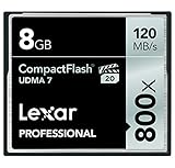 Lexar Professional 800x 8GB VPG-20 CompactFlash Card (Up to 120MB/s Read) w/Free Image Rescue 5 Software LCF8GBCRBNA800