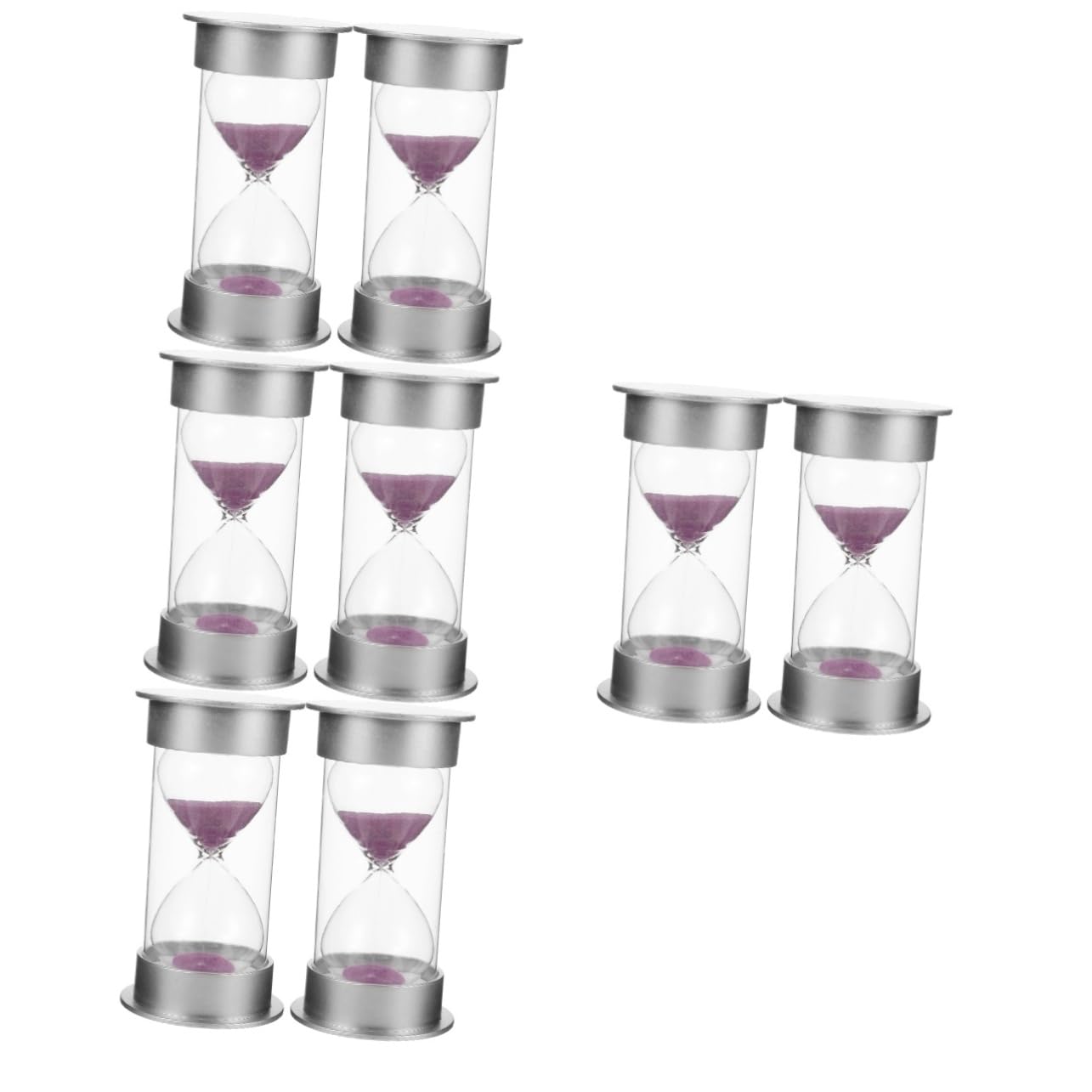 HEMOTON 4 Sätze Sanduhr-Timer Sanduhr- 20 Minuten Sanduhr 20-Minuten-Sanduhr Desktop-Sanduhr-Ornament 20 Minuten Timer Kreative Sanduhr Glas Mit Hohem Borosilikatgehalt 2 Stück * 4