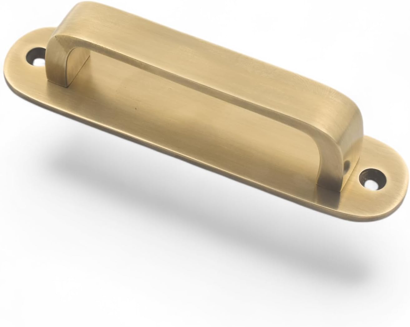 Solid Brass Cabinet Knob with Backplate – Polished Unlacquered Brass Knob, Handmade Vintage Furniture Hardware for Kitchen, Dresser, Drawer, or Cabinet 6.5 inches