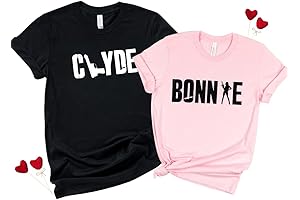 Bonnie and Clyde Matching Valentine's Day T-Shirts: The Perfect His and Hers Gift