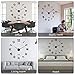 SOLEDI Reloj de Pared 3D DIY Reloj de Etiqueta de Pared Decoración...