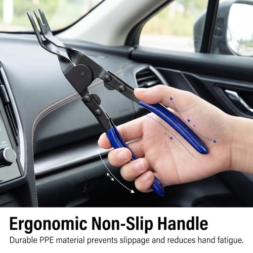 Car Trim Clip Removal Pliers, Car Push Pin & Panel Fastener Remover Tool,... - Image 5