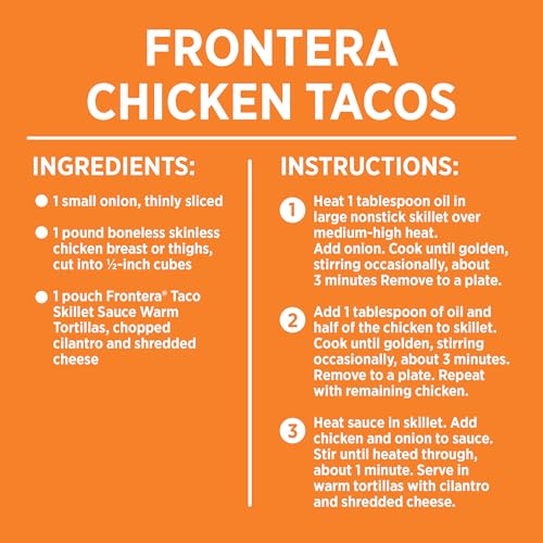 Frontera Chicken Taco Skillet Sauce, Mild, 8 oz - Thumbnail 7