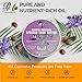 RA COSMETICS Whipped Shea Butter Lavender - 100% Pure and Natural African Shea Butter - Ultimate Handcrafted Moisturizer with Essential Vitamins for Radiant Skin and Luscious Hair - 12oz Jar
