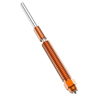 Creality Original K2 Plus, K2 Pro Nozzle, K2 Plus Quick-Swap 0.4mm Nozzle, All-Metal Integrated Hardened Steel SKD11 Nozzle for Creality Hi, K2 Series 3D Printer, 1PCS