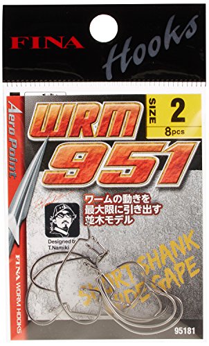 ハヤブサ ワームフック ワーム951 6号 95181