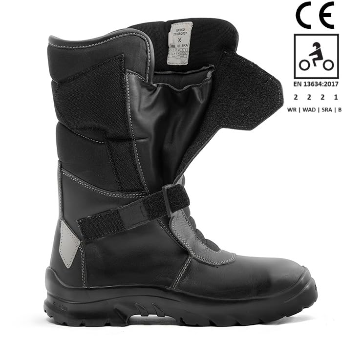 Image of ORAZO IBIS TRAIL - Water-PROOF - CE Certified - EN13634:2017 - Level 2,2,2,1 - Motorcycle Riding Boots