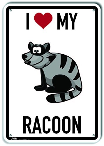 Raton laveur panneau aluminium premium finition soignee 25x35 cm
