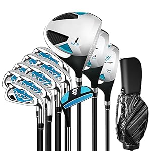 Productos 13 Juegos de Palos de Golf, Palos de Golf de Carbono para Hombres, Alta tolerancia a fallas, Apto para Principiantes, Golf, Exteriores, Interiores, Hombres