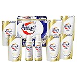 【洗剤ギフト】 アタックZERO 400g*1本 つめかえ360g*6袋 (抗菌+プラス 24時間部屋干し臭を防ぐ)