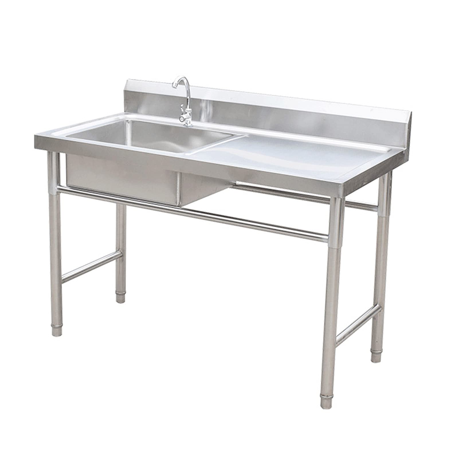 Lavello da Cucina, Lavello in Acciaio Inox, Lavello da Cucina, Lavello con Staffa, Lavello da Cucina Stabile E Durevole, Lavello Singolo, Utilizzato in Bar, Ristoranti, B