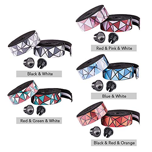 Loijon 2 pcs EVA Fitas de Guiador de Bicicleta de Estrada Fitas de Guiador de Bicicleta Wraps com Ta