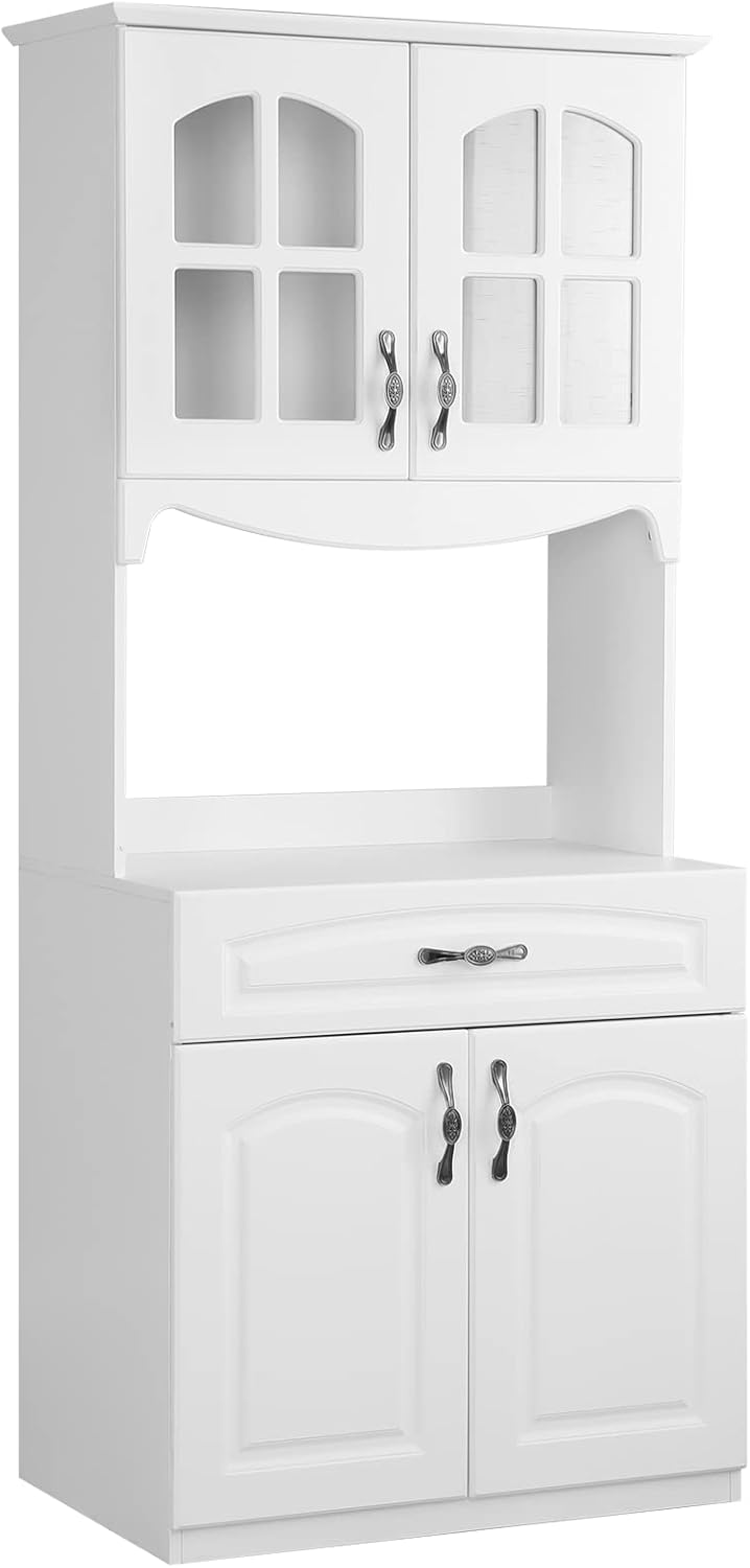 YOLENY 71 Kitchen Buffet with Hutch, Botswana Ubuy