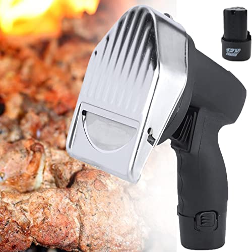Professional Wireless Electric Shawarma Doner Kebab Knife, Electric Kebab Meat Slicer, 80w Electric Knife for Cutting Turkish Kebab Lamb Turkey,A-Cordless
