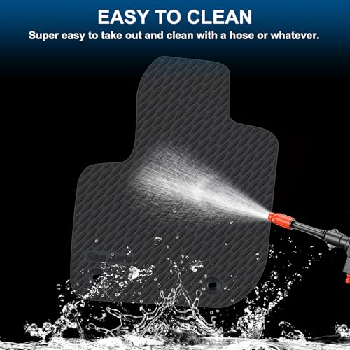 San Auto Car Floor Mats for Honda HR-V HRV 2015-2022 Rubber Black by SAN AUTO - Used condition - Image 3