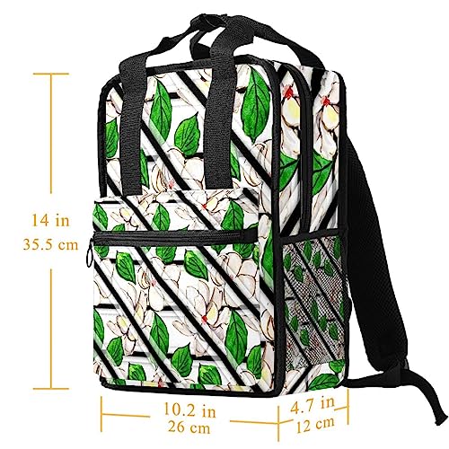 Sac à dos pour garçons motif floral multicolore ajustable pour fille et loisirs scolaires - 5