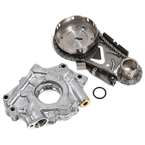 Evergreen TK5057OP Compatible With 03-08 Chrysler Dodge Jeep 5.7 OHV 16V Hemi Timing Chain Kit Oil Pump