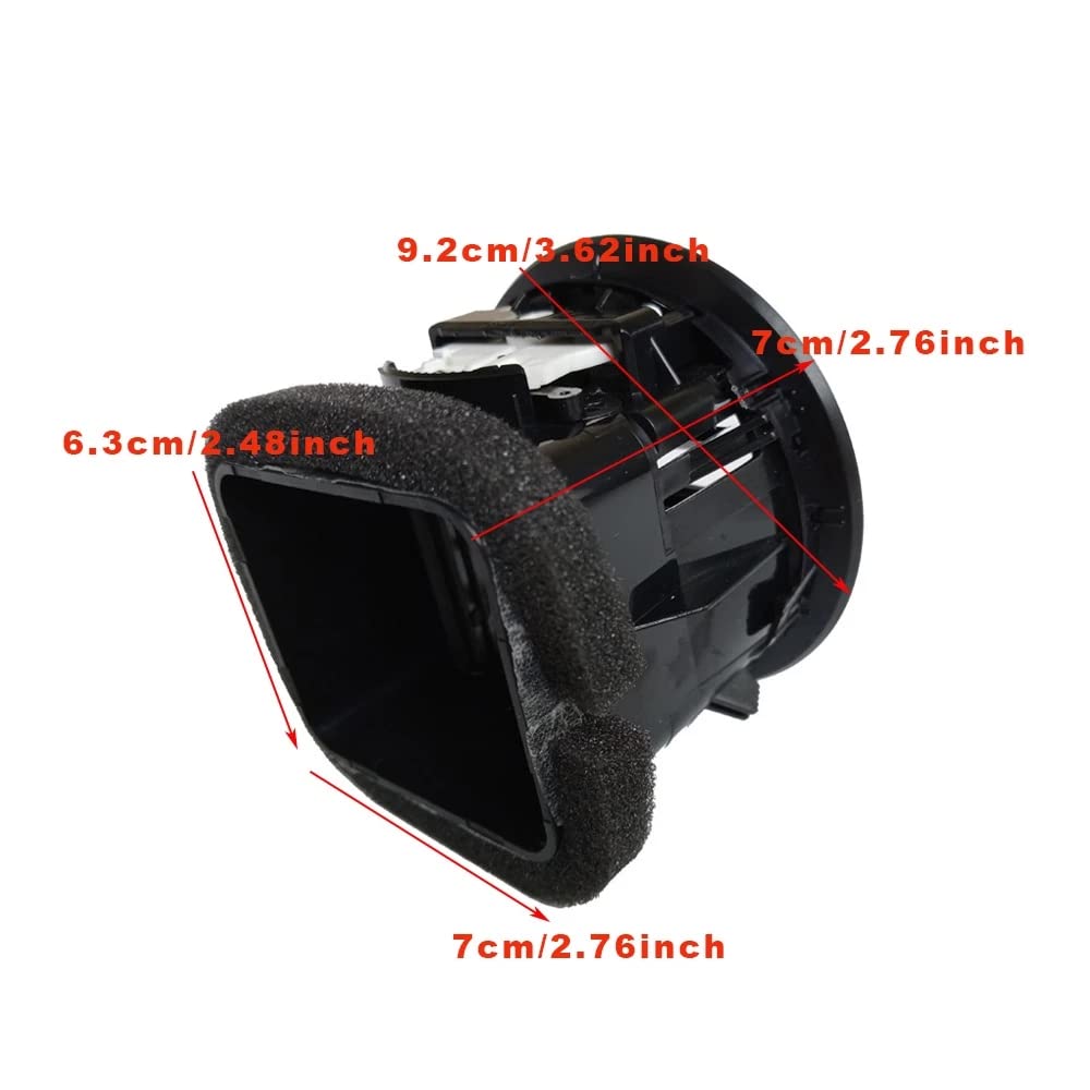 Bocchette di Cruscotto Aria Condizionata Auto Compatibile con Vauxhall Opel Adam Corsa D MK3