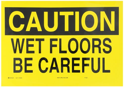 Panneau Wet Floors Brady pour sécuriser les halls d'accueil et bureaux