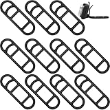 12 Pcs Bike Rubber Straps Bike Light Mount Bicycle Light Band Bicycle Silicone Band for Flashlight Cell Phones Speaker Holder Handlebar Sets
