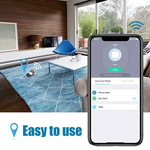 Nutale Nut3 Key Finder Locator (Pack of 4) – Smart Bluetooth Item Tracker & Finder Device for Wallet, Phone, Dogs, Cats - Anti-Lost Bidirectional Alarm Reminder - Replaceable Battery - Multicolor - Thumbnail 6