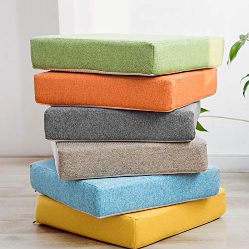 Coussin de siège premium en mousse mémoire solide carré de 8cm