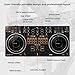 Pioneer DDJ-REV1 Scratch-Style 2-Channel DJ Controller for Serato DJ Lite - Black Bundle with DJ Case, Laptop Stand, and Austin Bazaar Polishing Cloth