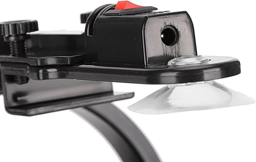 Miniatura 8 de Diyeeni Mini Adsorbable Aquarium Fan Low Noise Design Angle Design USB Charging Long Battery Life (Black)