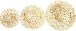 TEHAUX Chihuahua Hat Dog Canvas Hats for Pet Summer Straw Hat Puppy Hats Dog Hat Tail Pet Straw Cap Dog Sombrero Hat Pet Hat Summer Dog Sun Hats Dogs Cat Straws Caps String Vintage