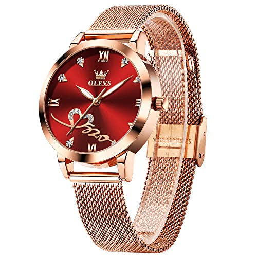 OLEVS Rose Gold Ladies Watch