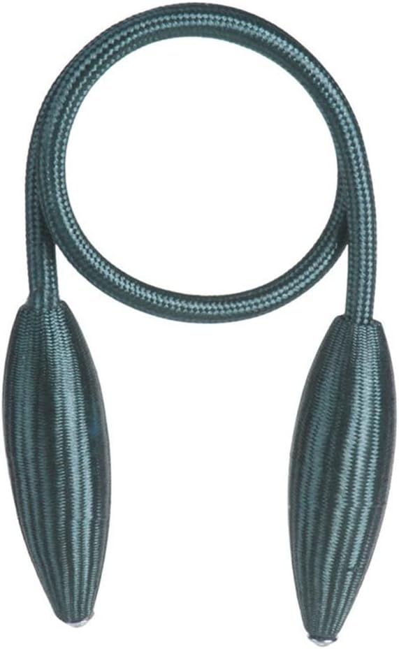 FMURY 2 Pack Magnetic Curtain Clip Curtain Holder Strap Buckle Clip Home Decor Hanging Ball Buckle Strap(Black)