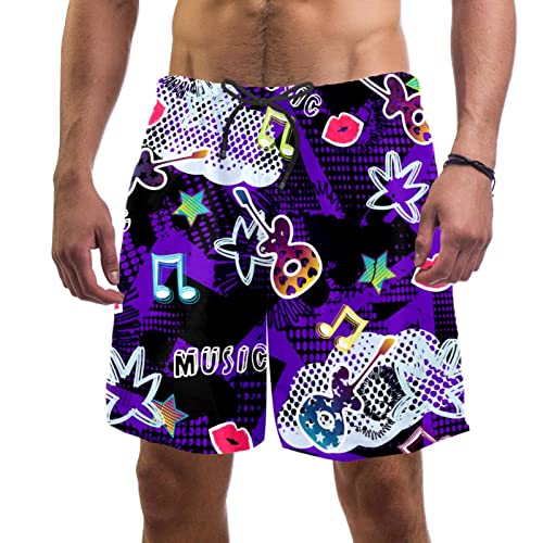 Short de bain homme fluo Yuzheng pour la plage